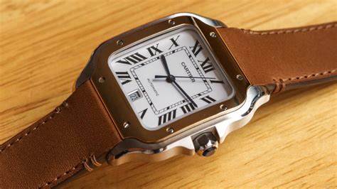 cartier santos leather strap review.